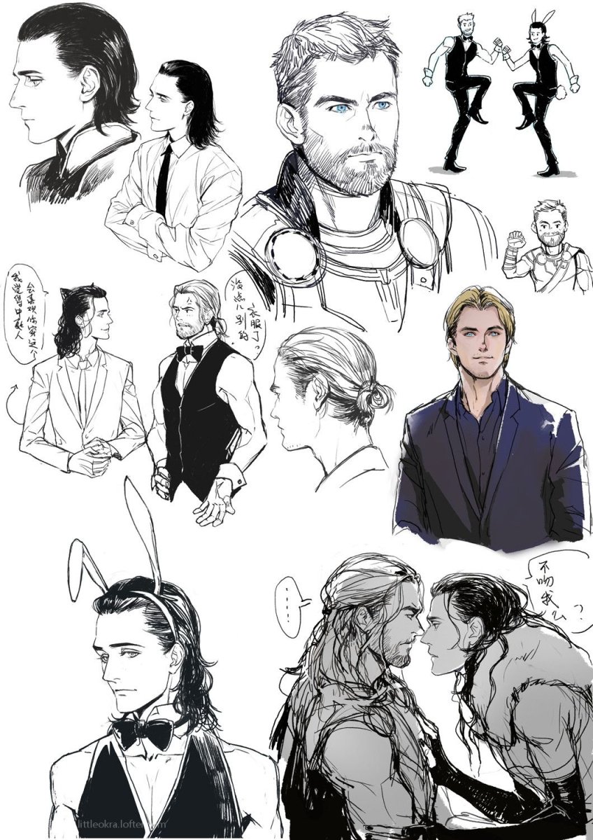 Тор РАГНАРОК Локи арты