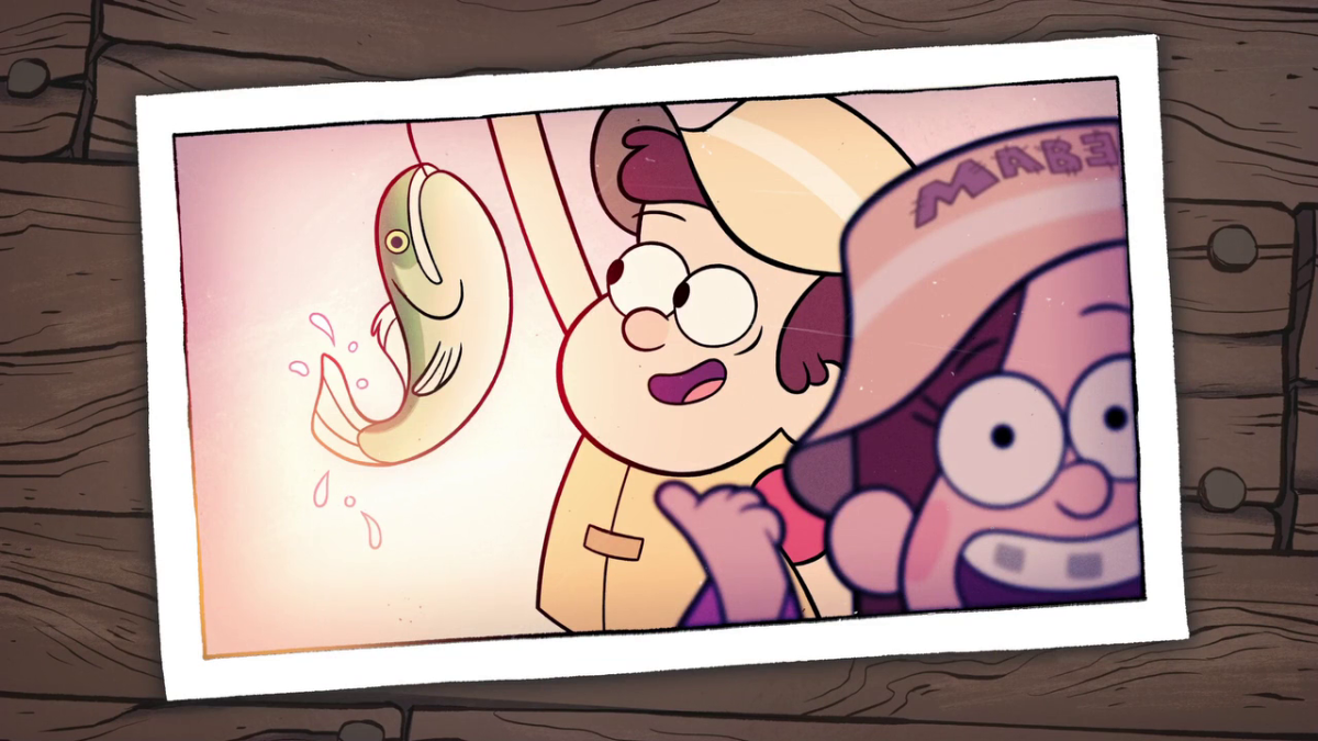 Гравити Фолз рыбалка