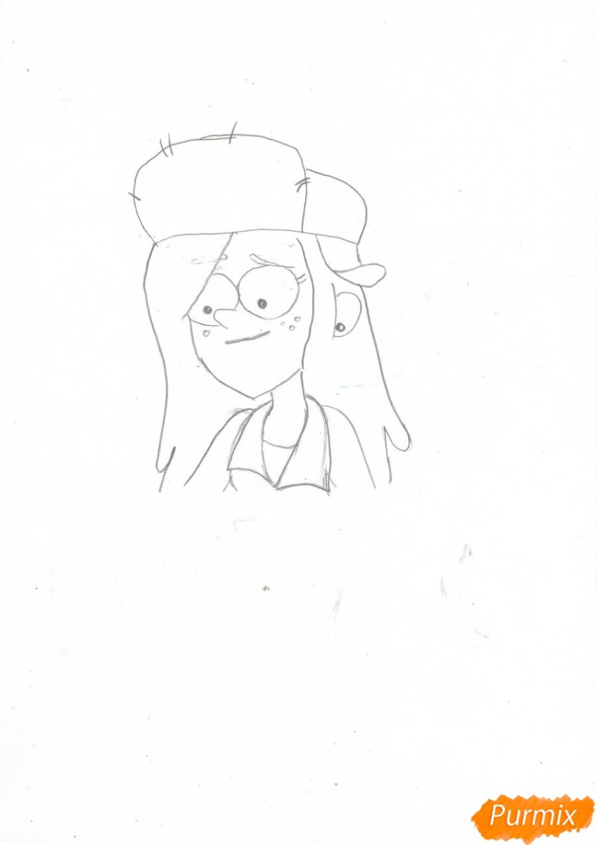 Гравити Фолз срисовать легко