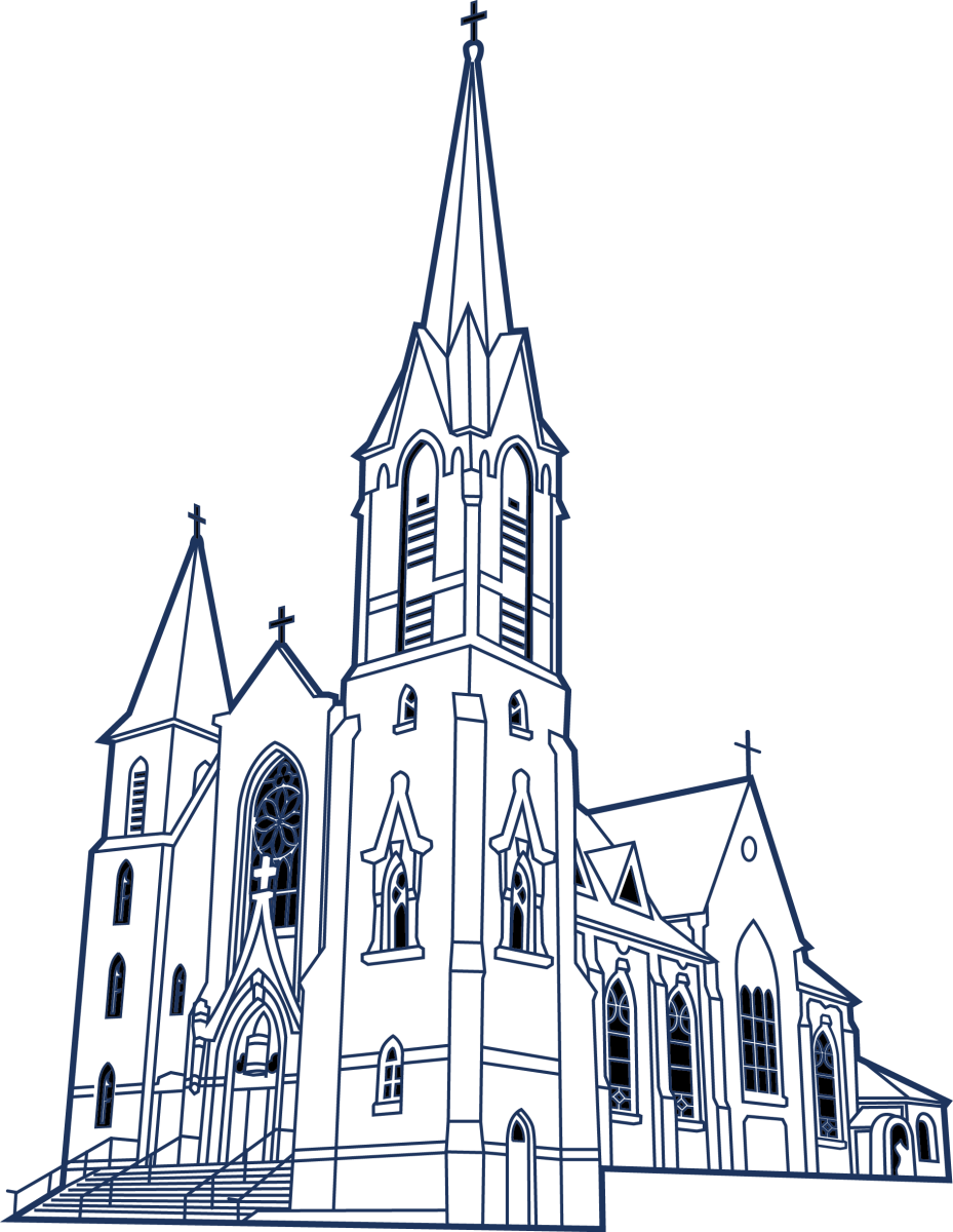 Вектор костел Польша