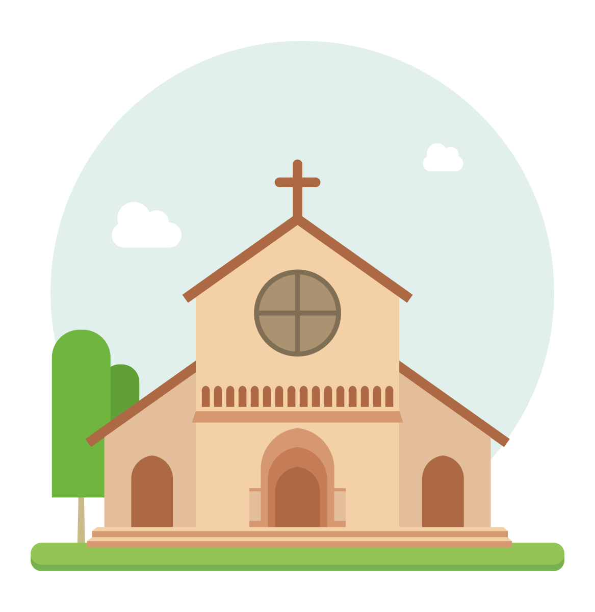 Храм внутри рисунок