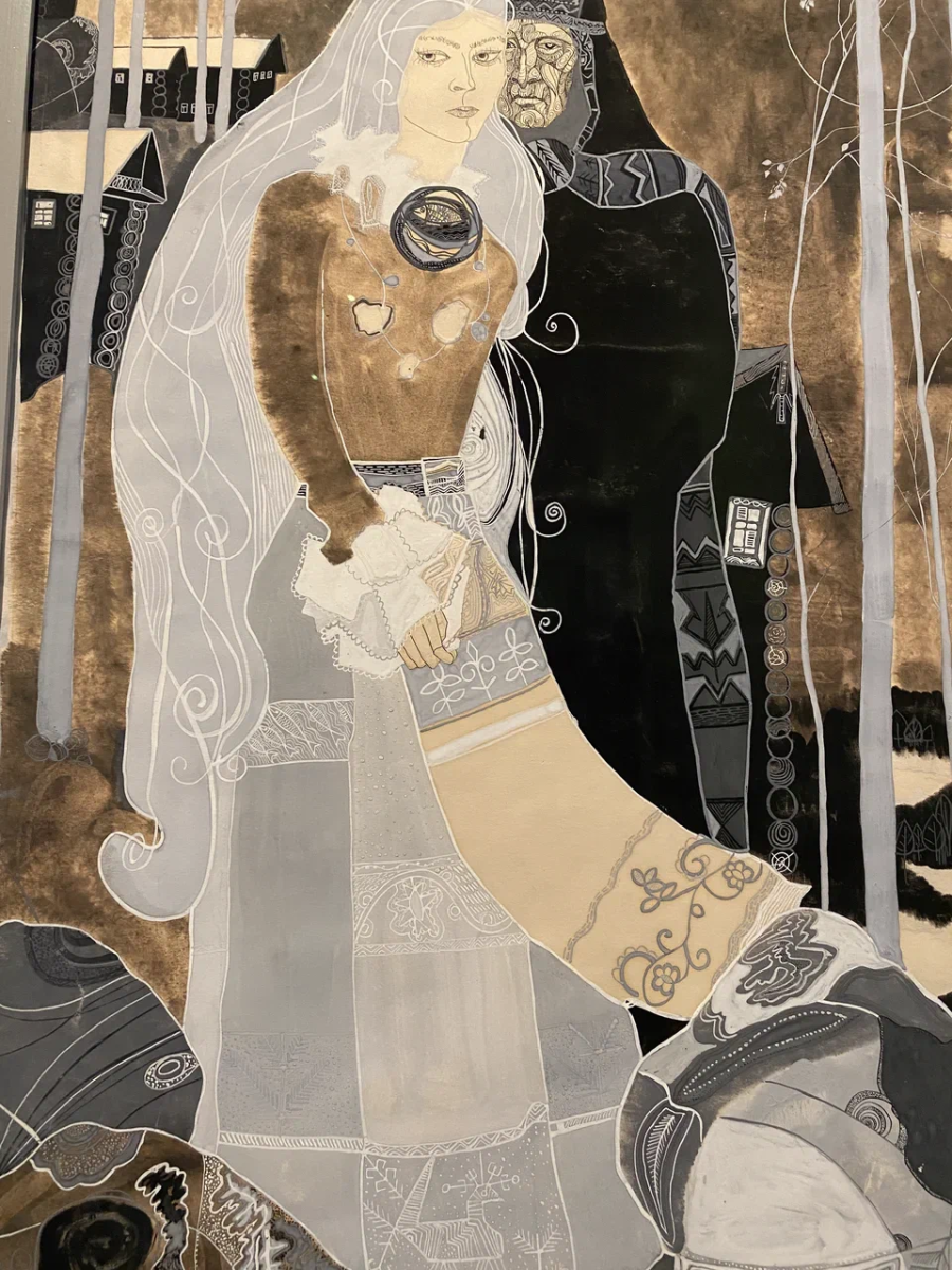 Белка рукавица и иголка карельская сказка