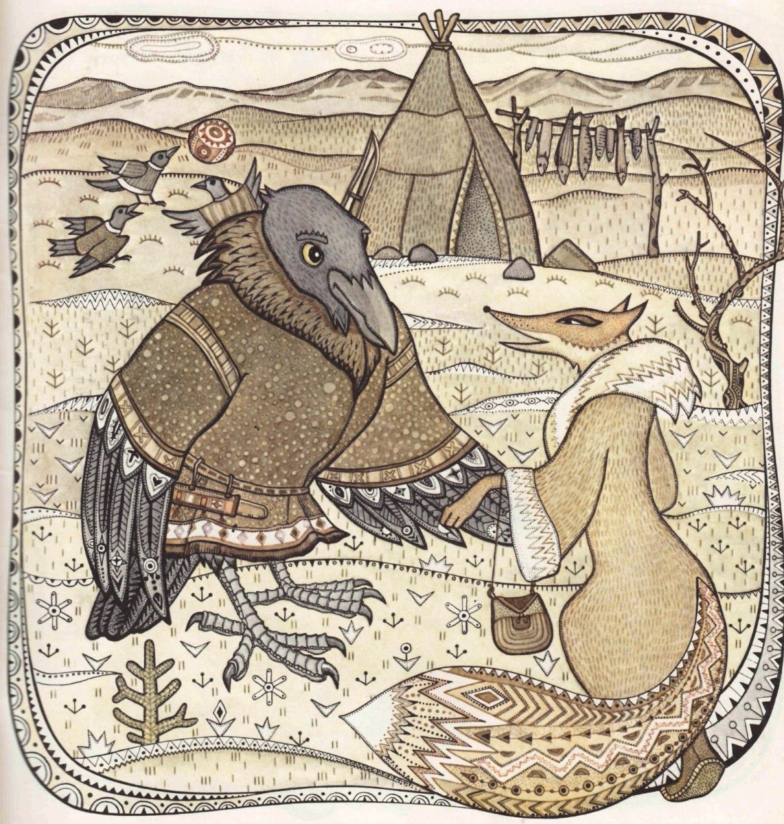 Герои Коми сказок баба ёма