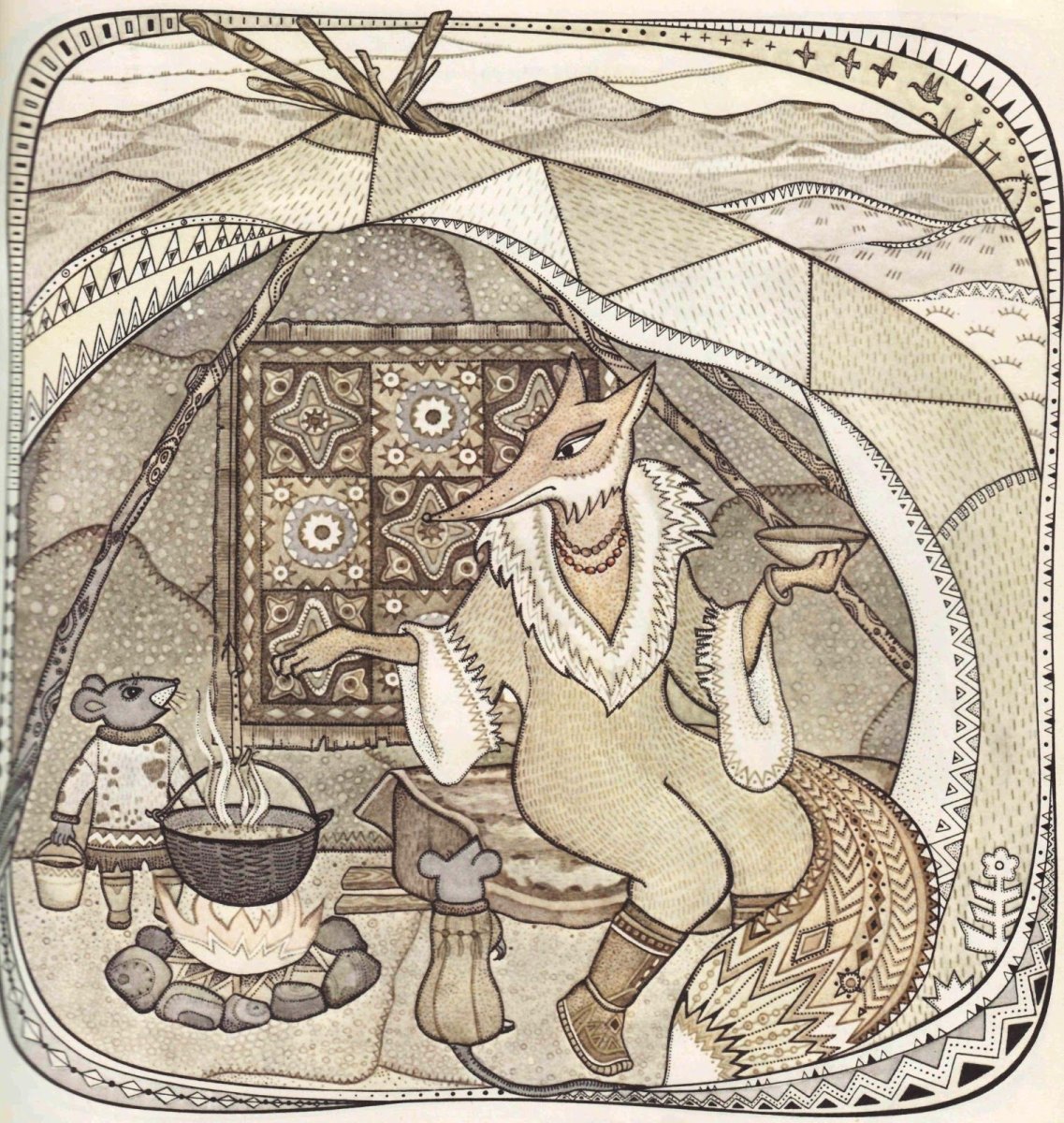 Лубок живопись