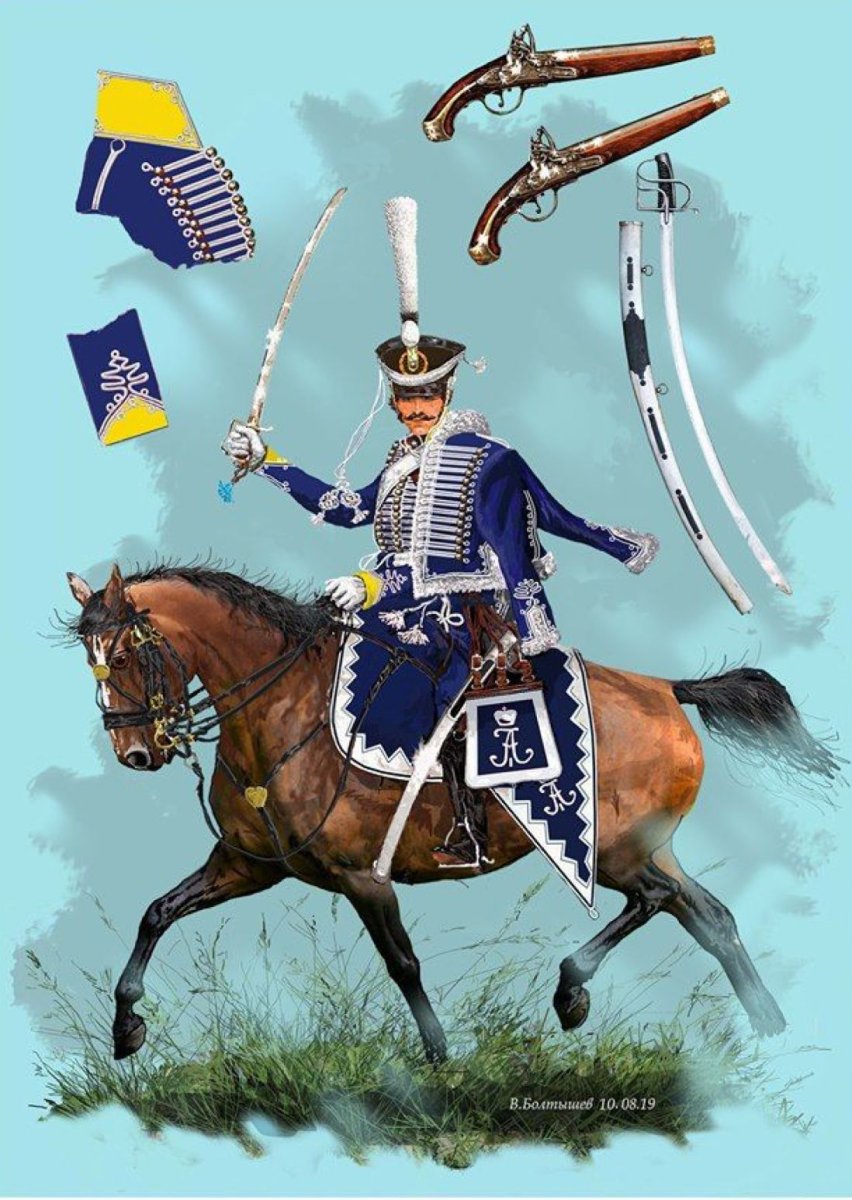 Французские гусары 1812 униформа