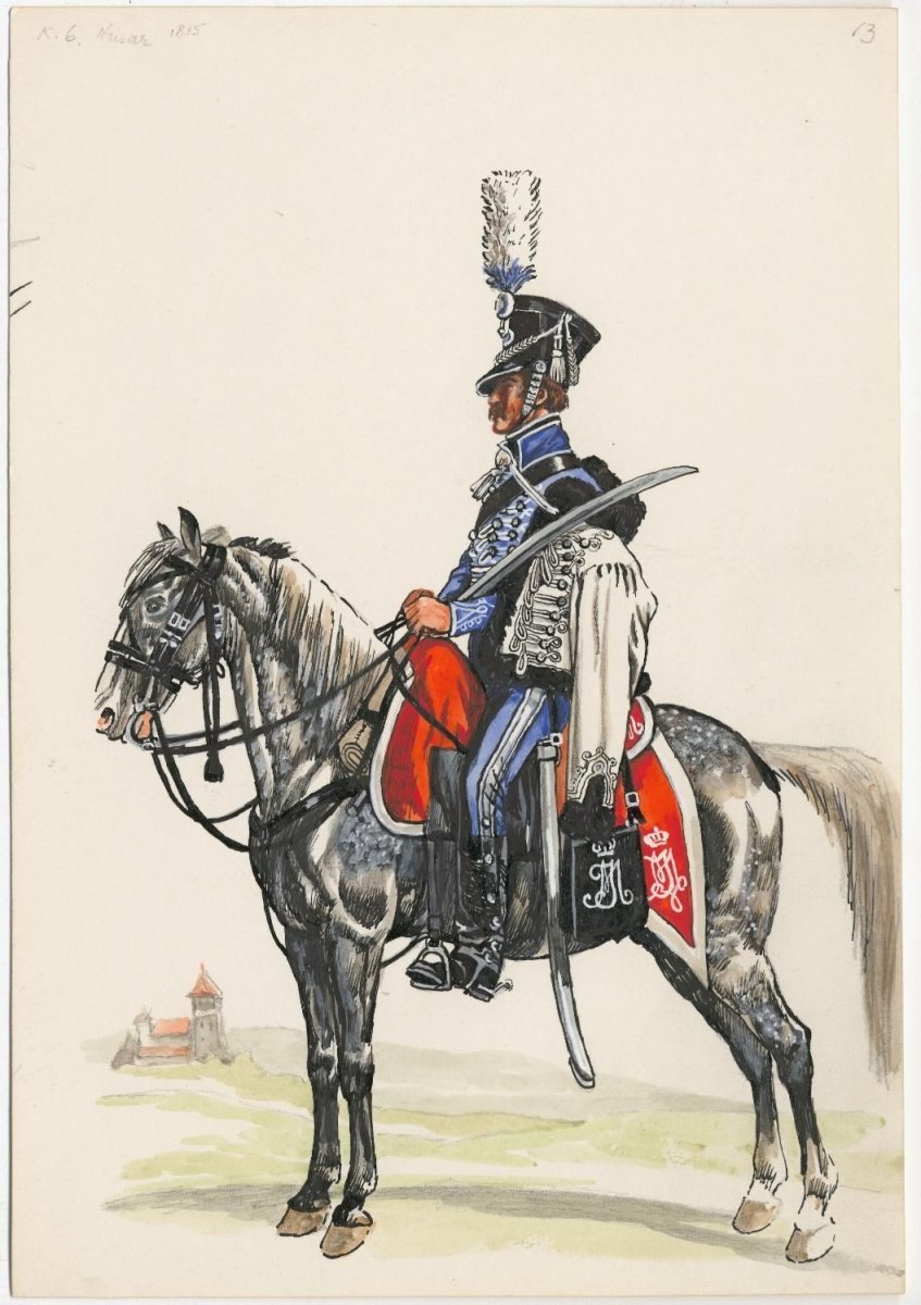 Гусары Наполеона 1812 униформа
