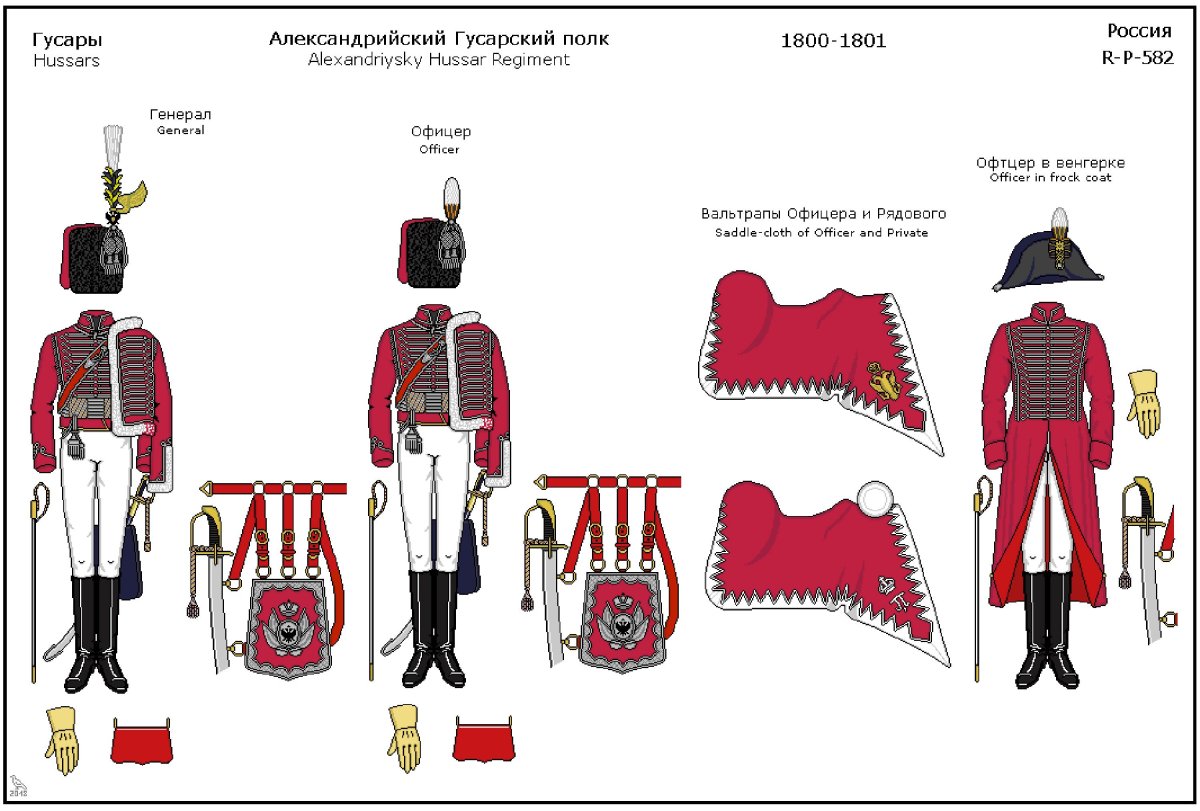 Гусары акварель