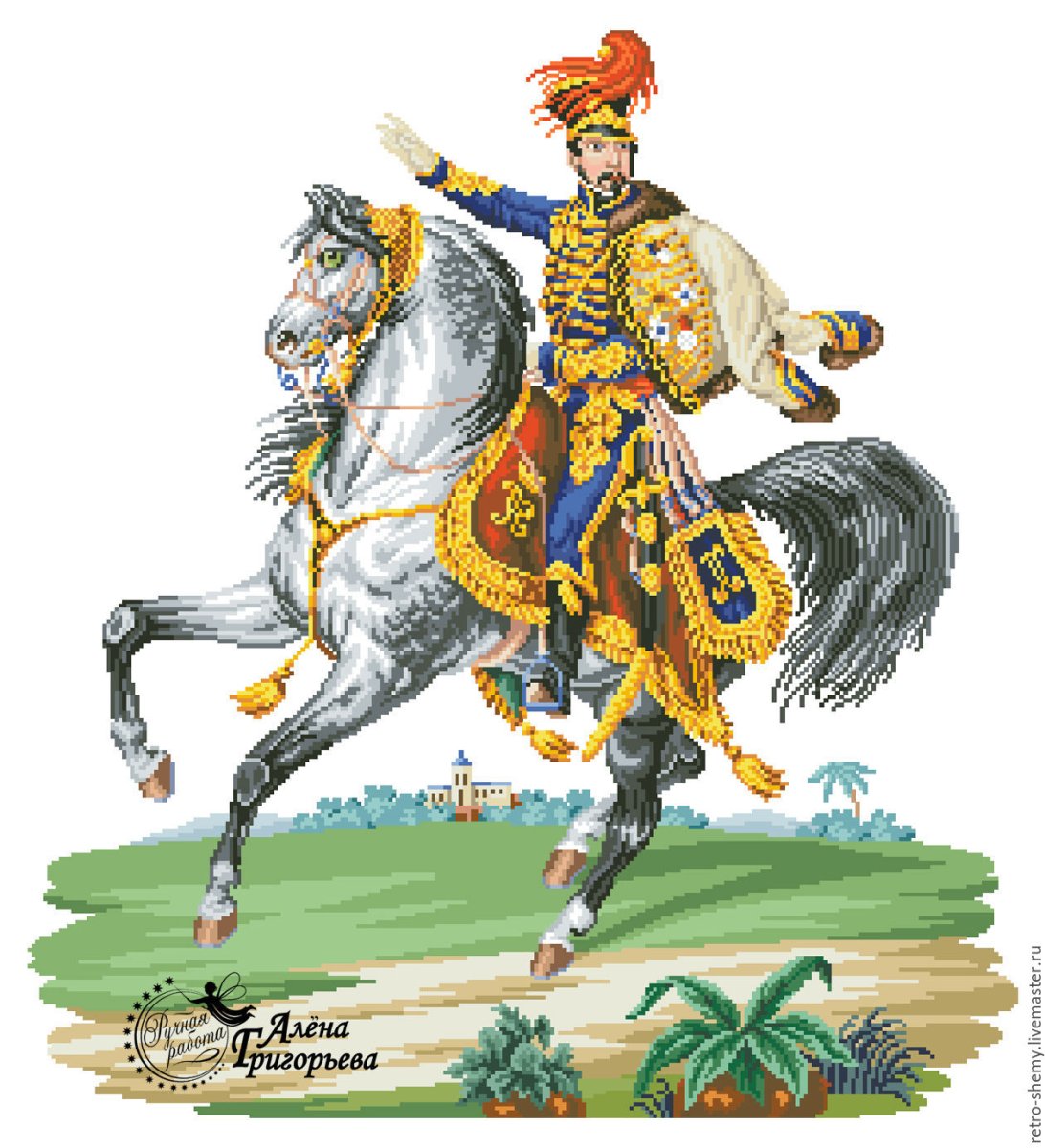 Гусар силуэт