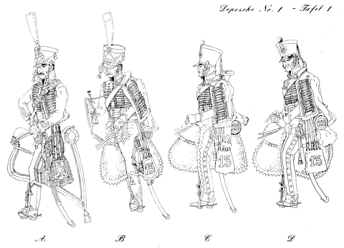 Французский Гусар 1812 форма