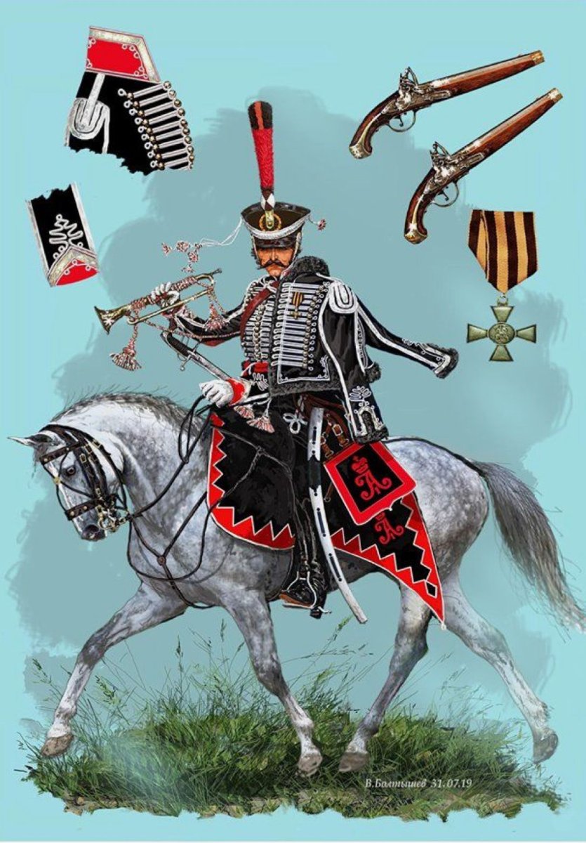 Французские гусары 1812 униформа