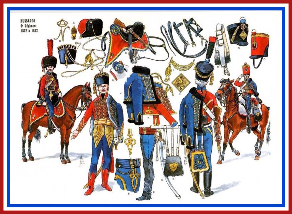 Акварель Гусар 1812