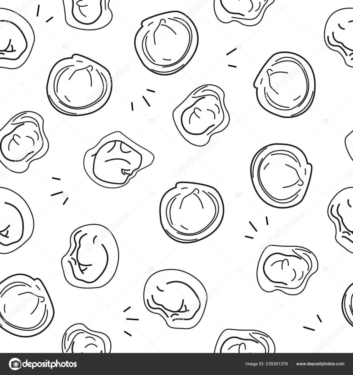 Пельмени иллюстрация