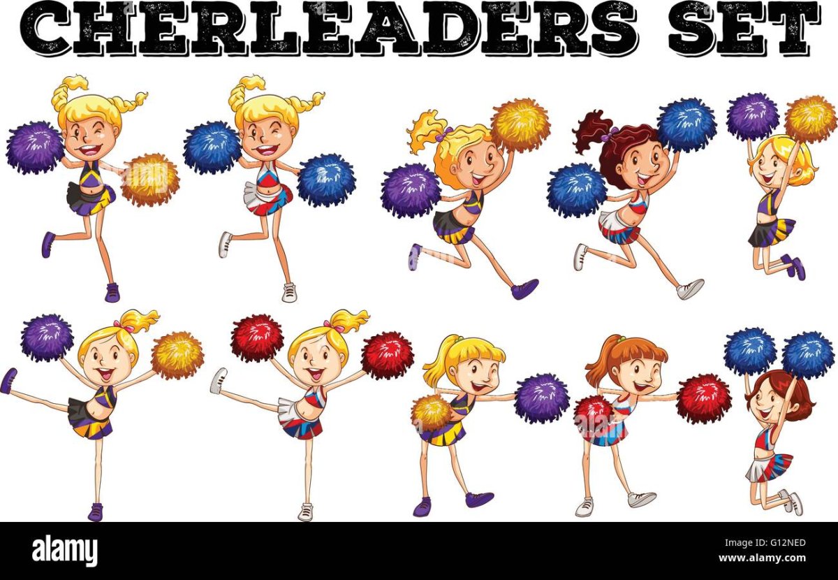 Силуэт чирлидерши