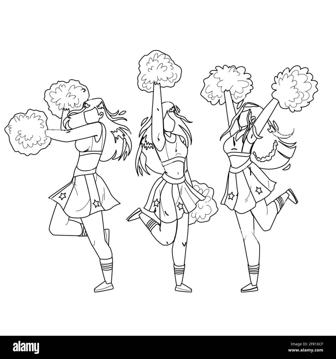 Элементы черлидинга для дошкольников