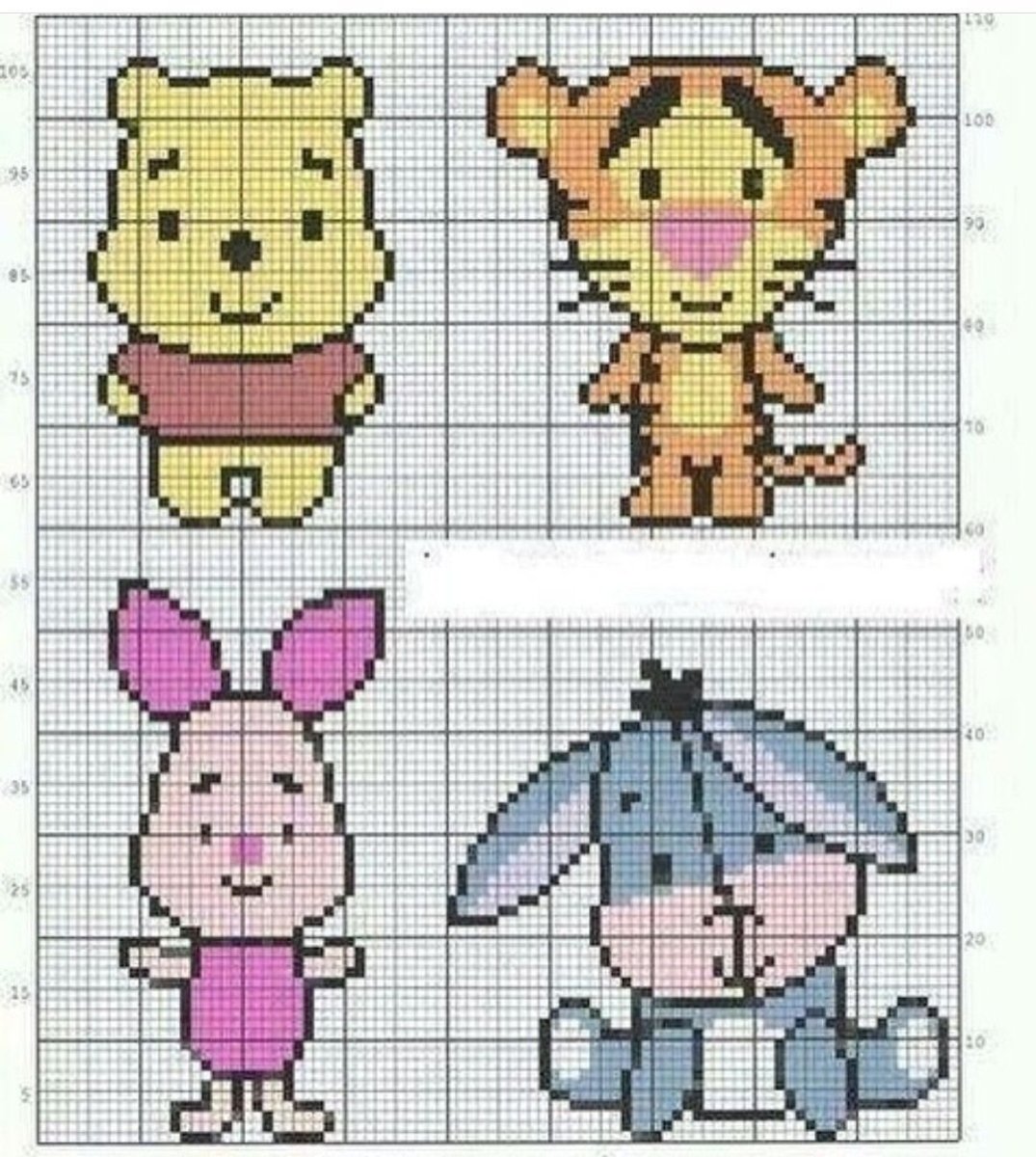 Пиксельные мишки