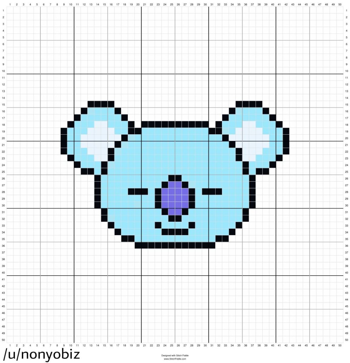 Детский жаккард схемы мишка