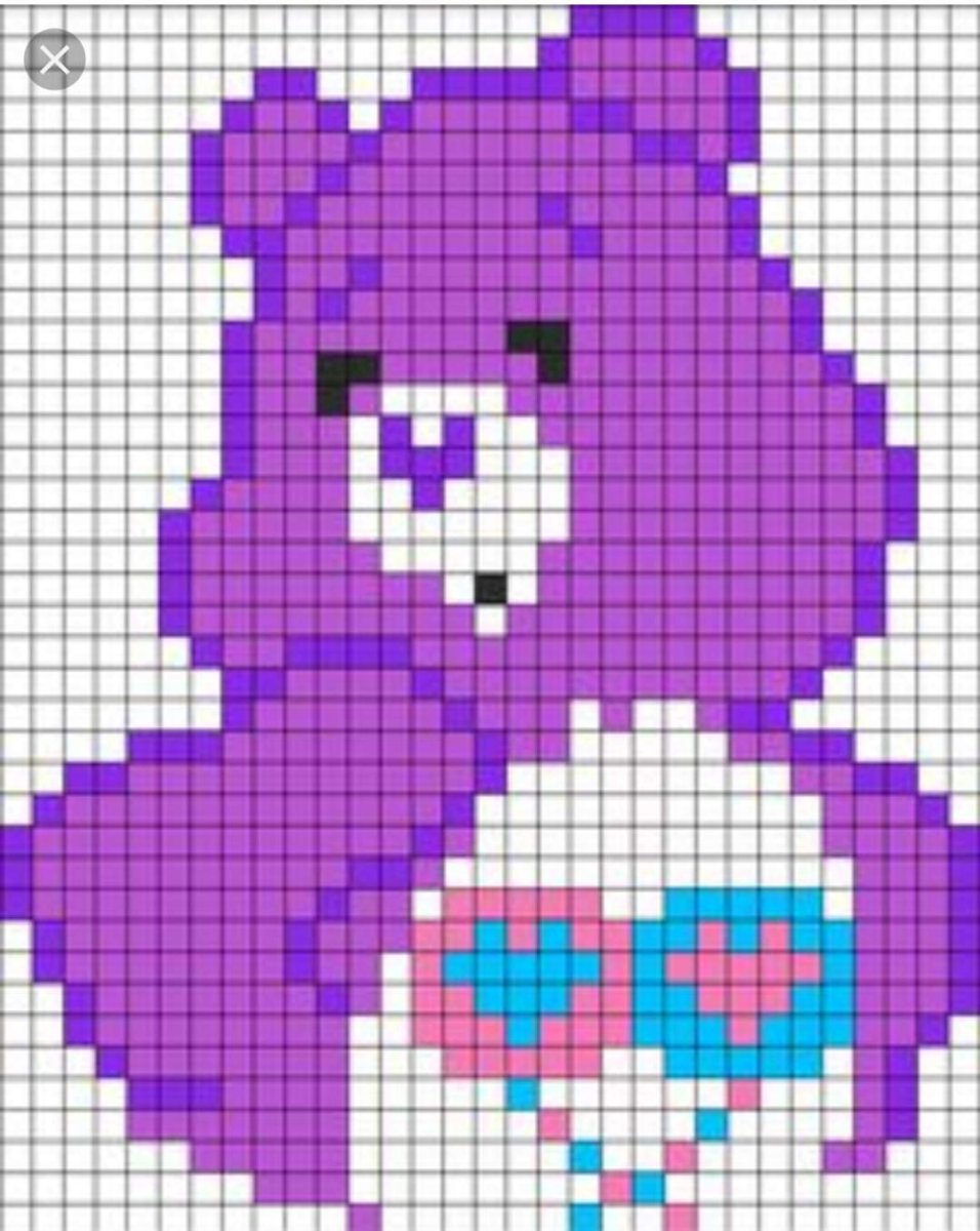 Рисунки по клеточкам Китти