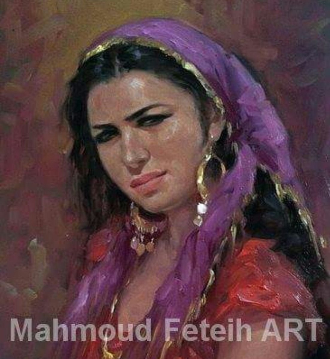 Цыганка живопись