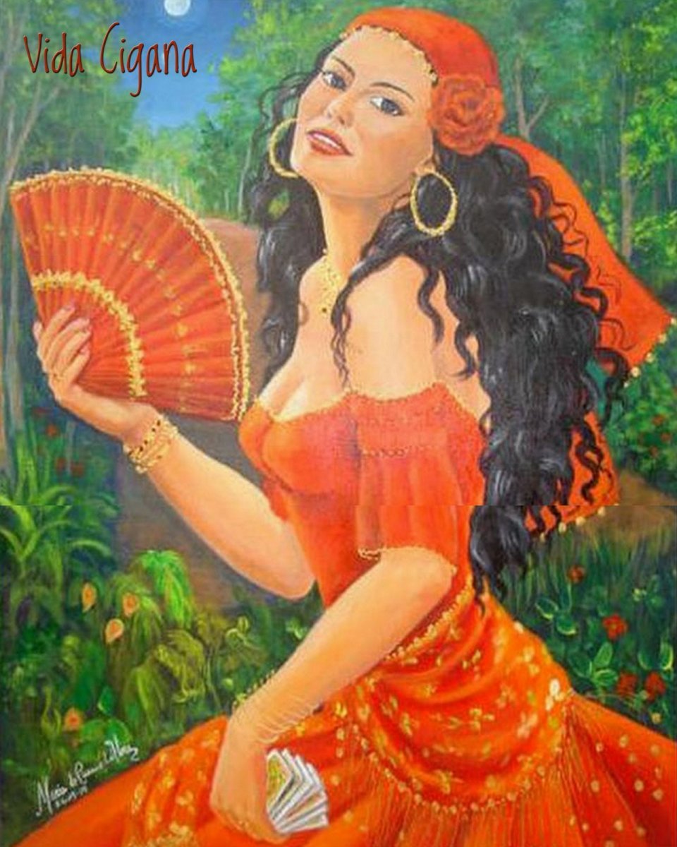 Рисунки на цыганскую тематику