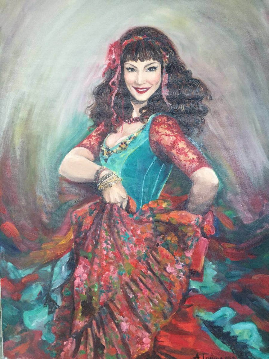 Партретцыганки Кармэн