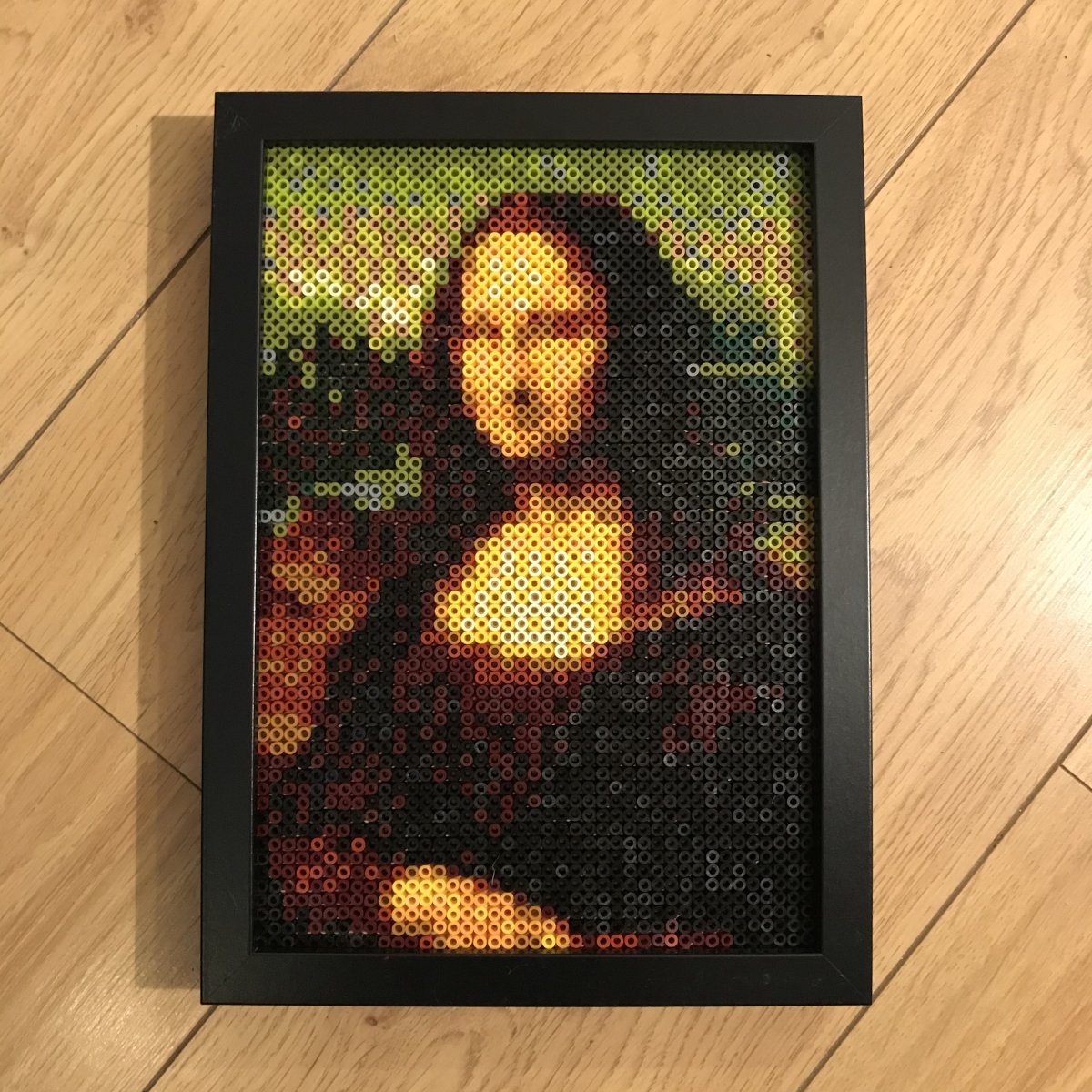 Мона Лиза пиксель арт