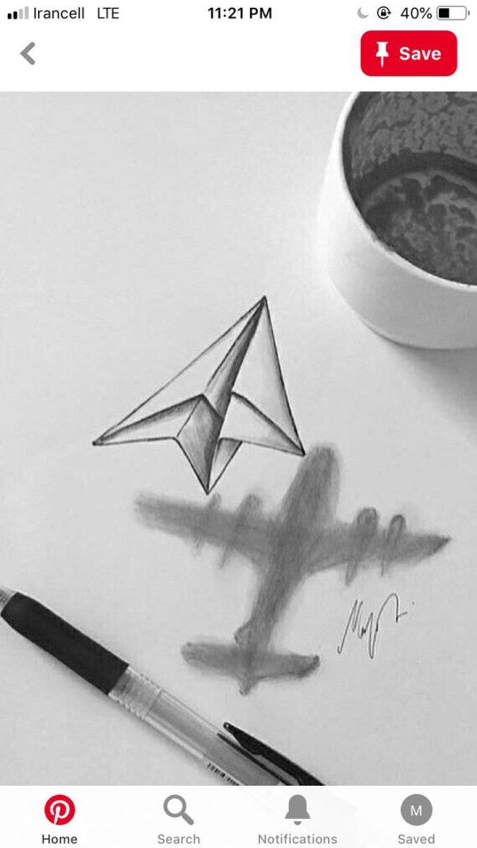 Рисунки че́рной ручкой