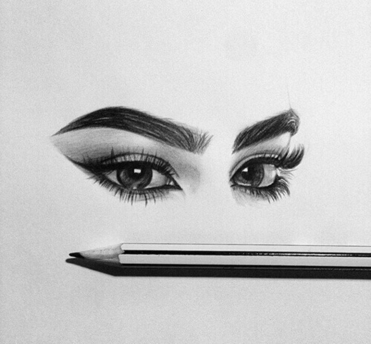 Брови рисунок