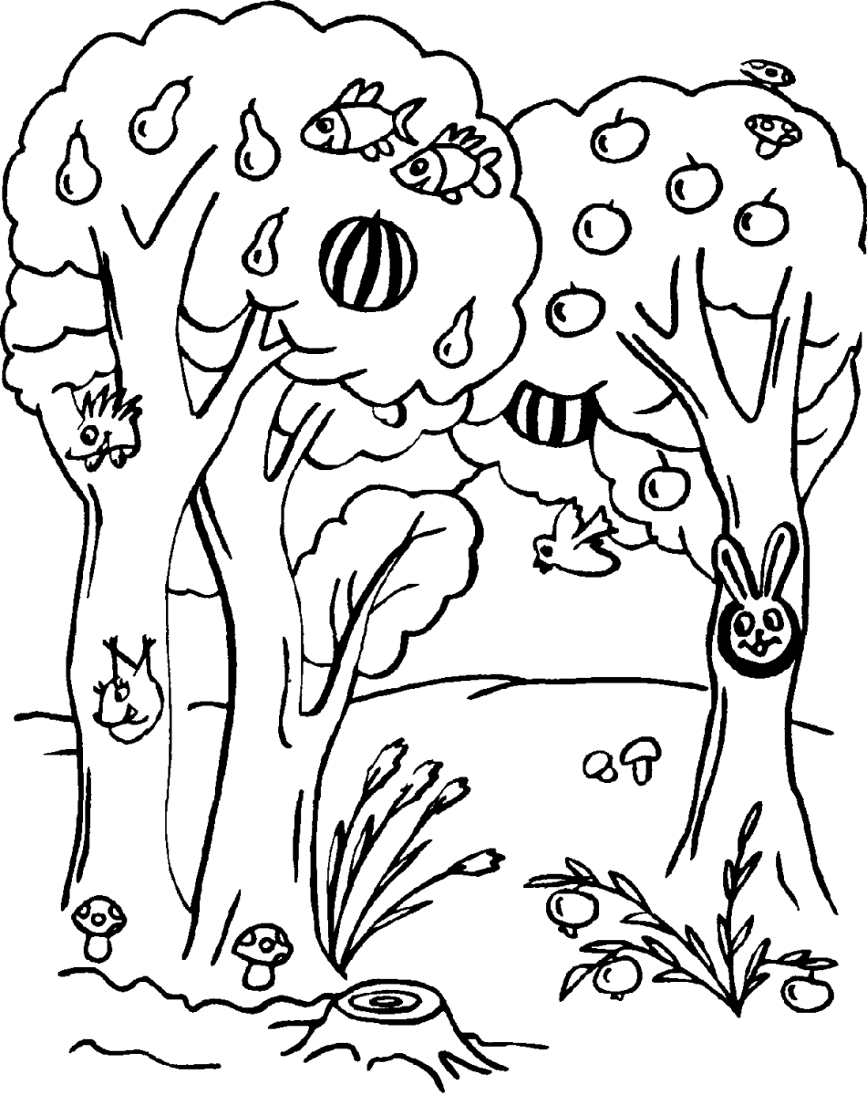 Раскраски небылицы для детей