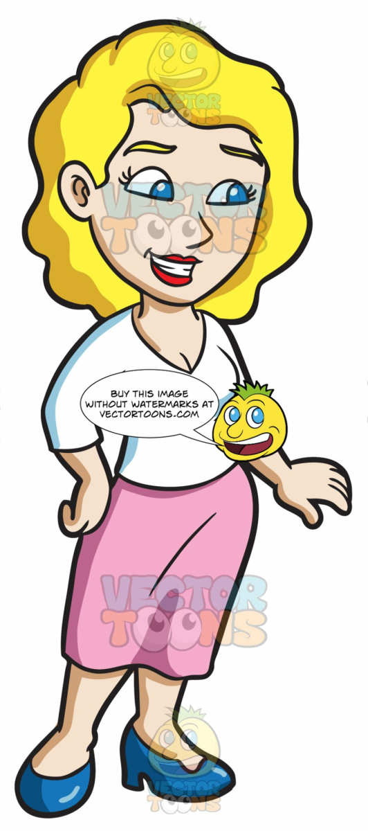 Мультяшное лицо женщины