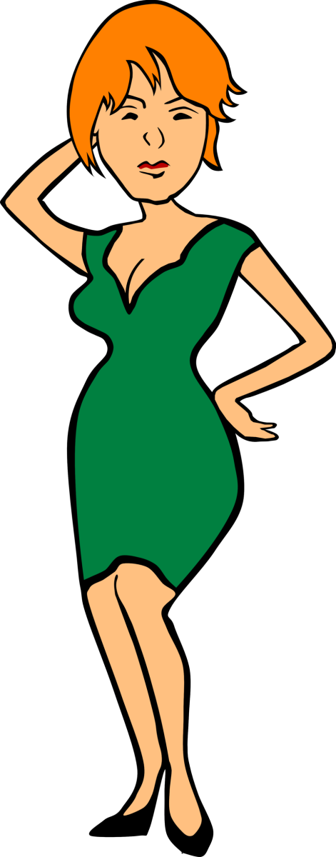 Нарисовать тетеньку