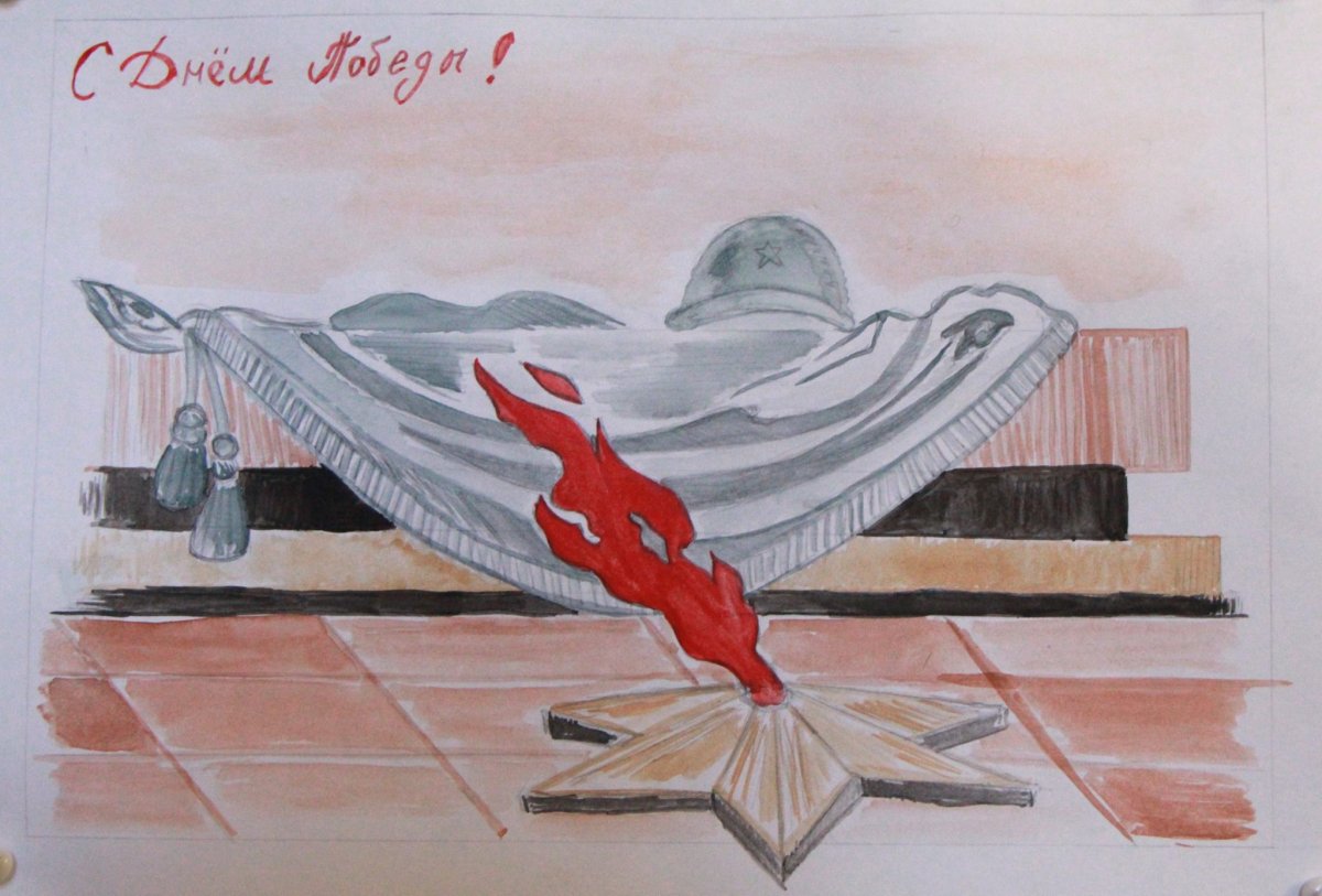 Раскраска солдат Победы