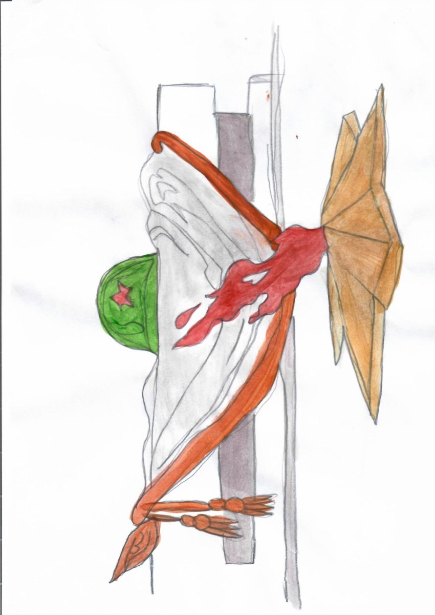 Воин победитель рисунок