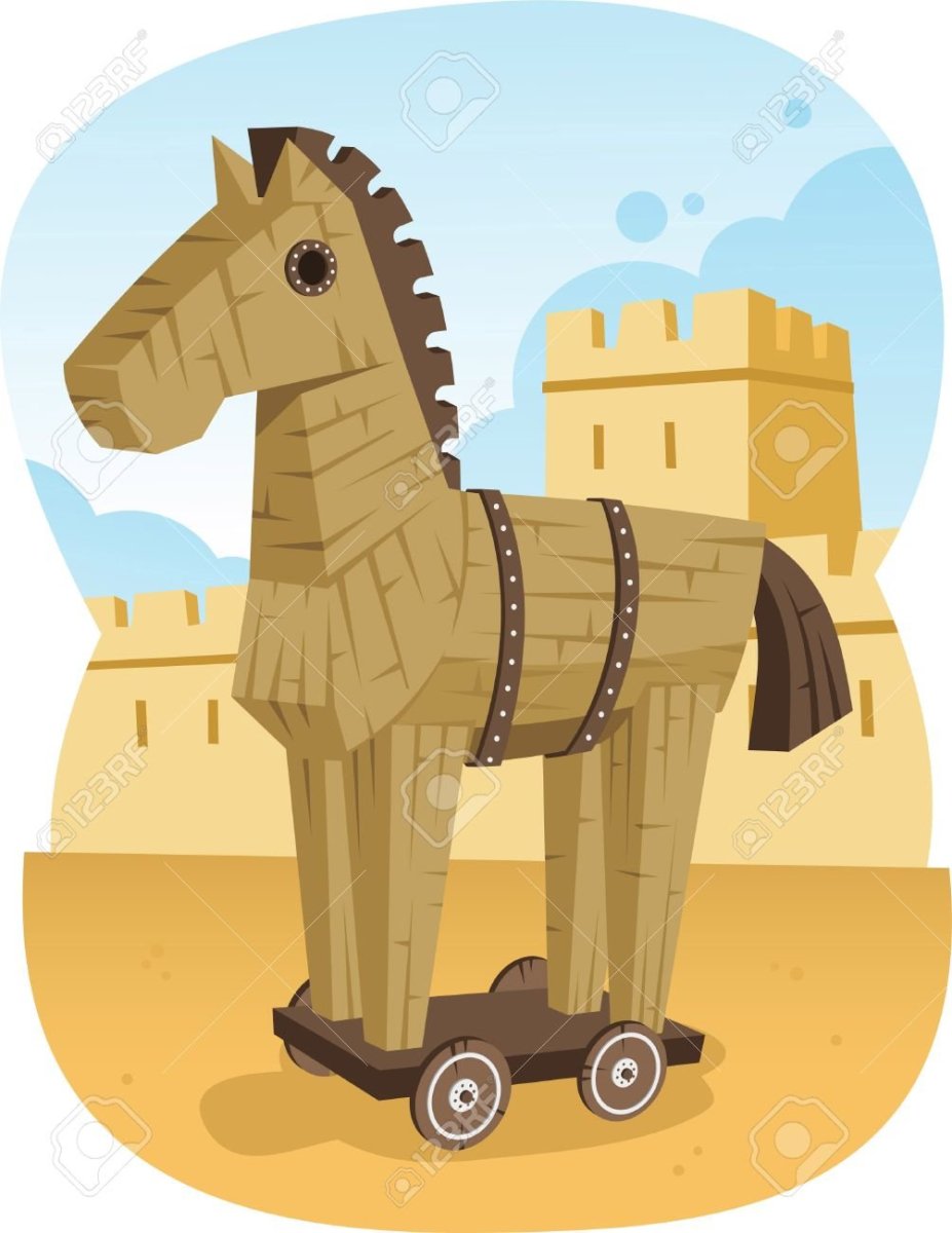 Деревянный конь Троянский