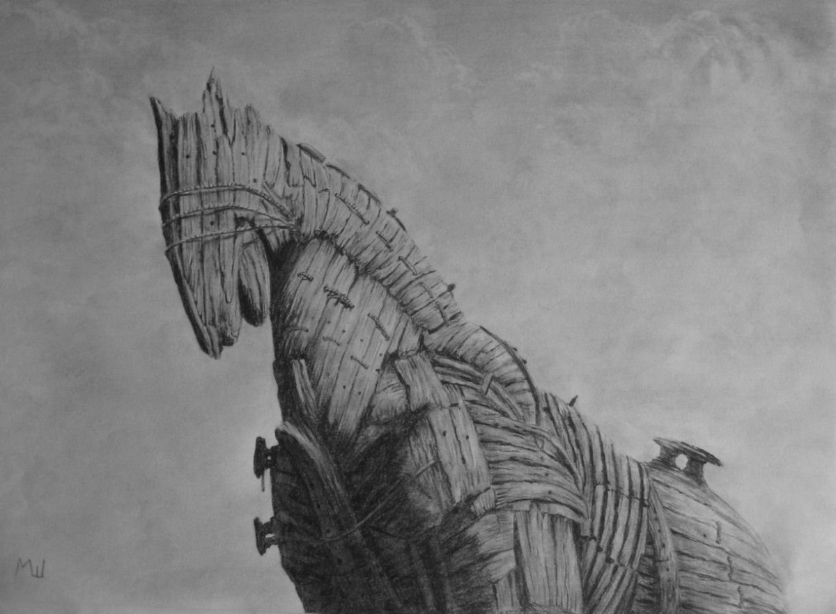 Троянский конь эскиз