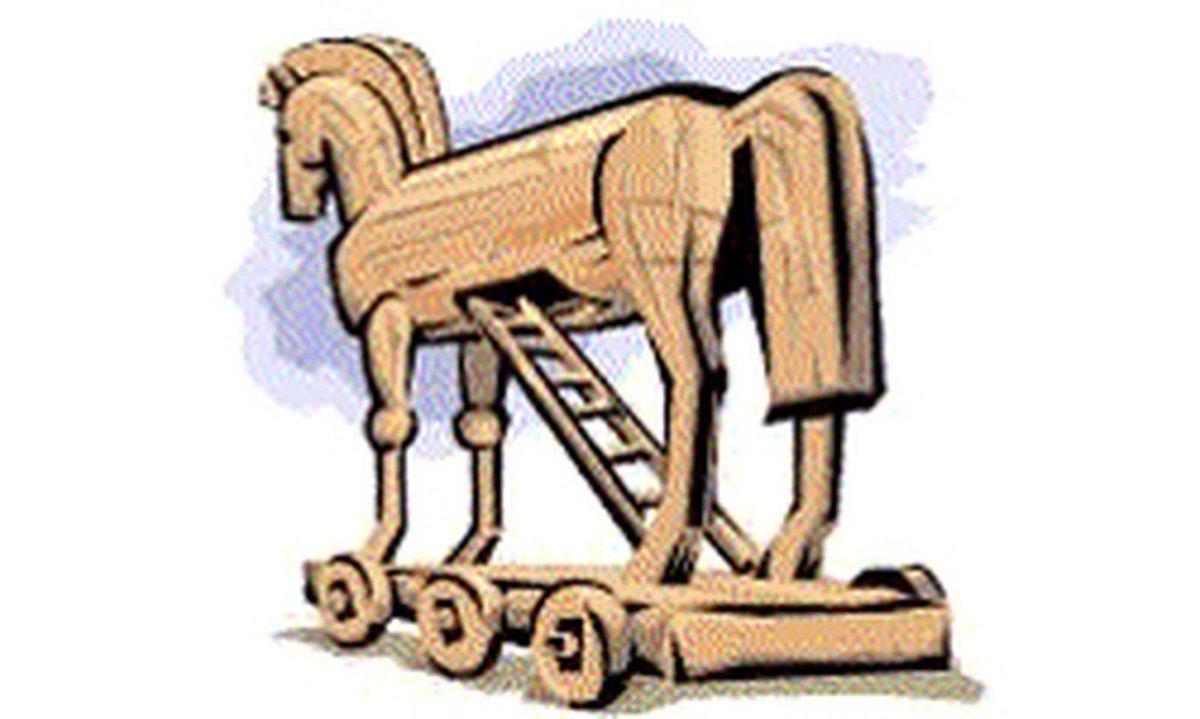 Троянский конь гравюра