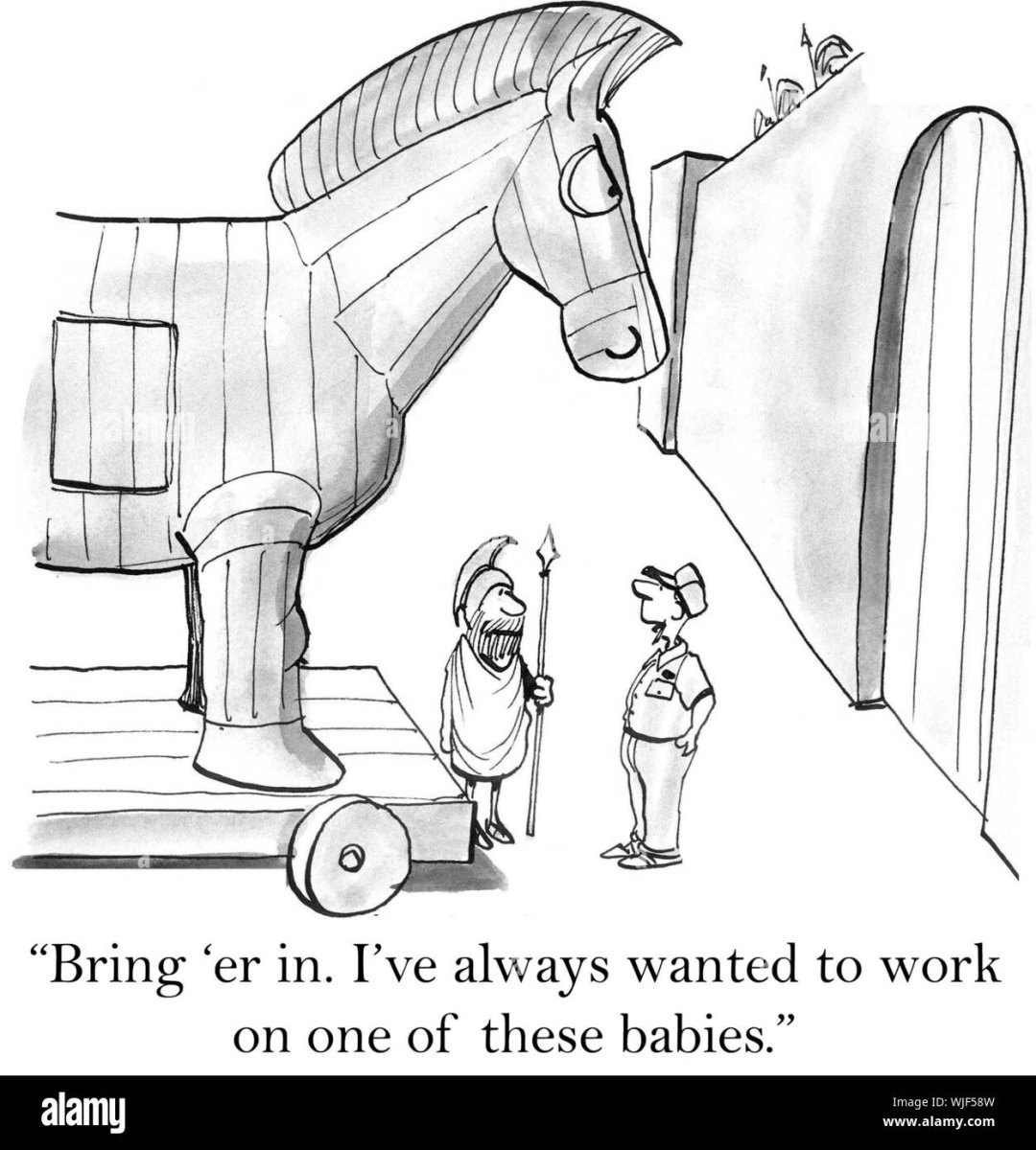 Троянский конь схема