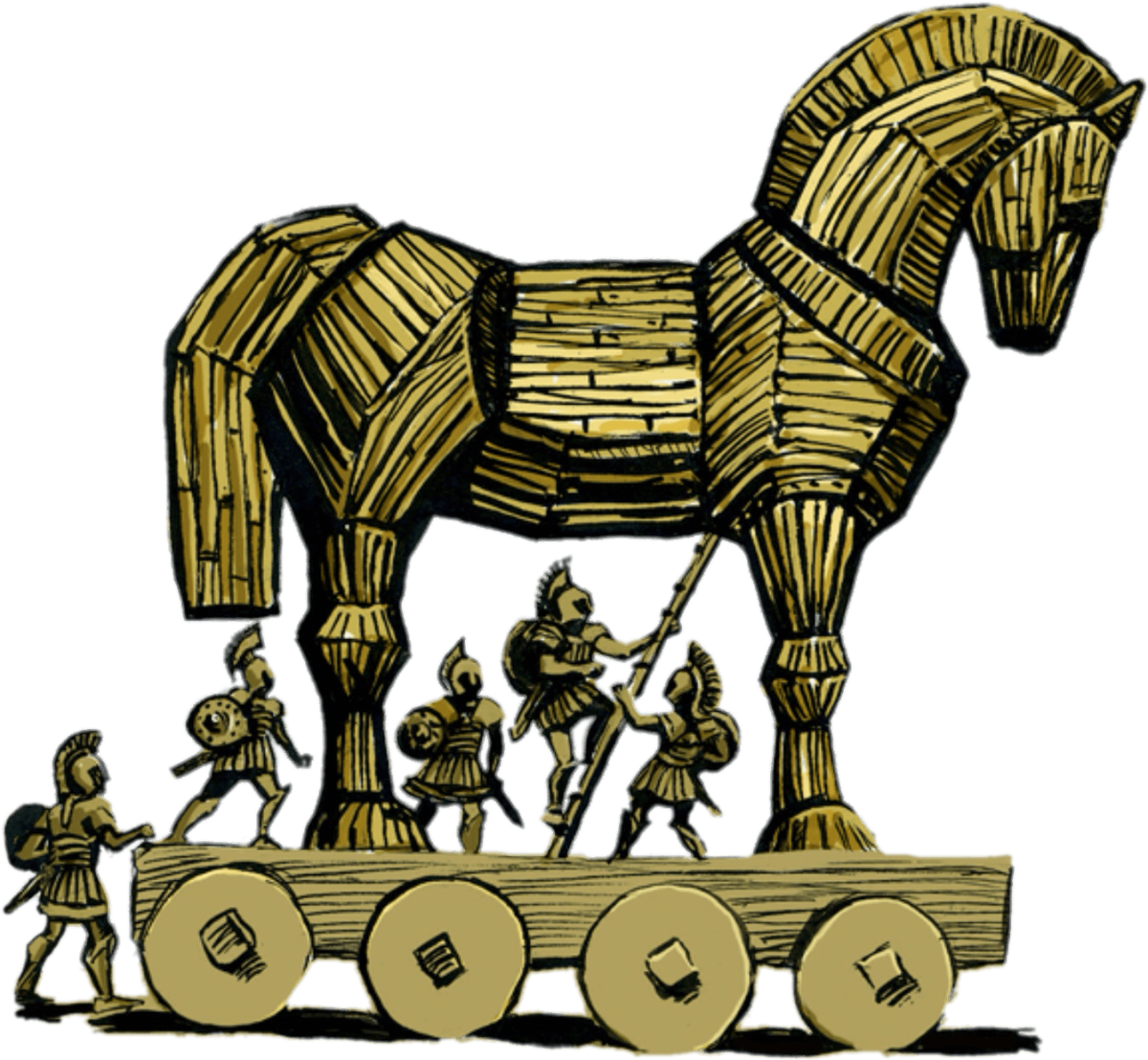 Троянский конь мифы древней Греции