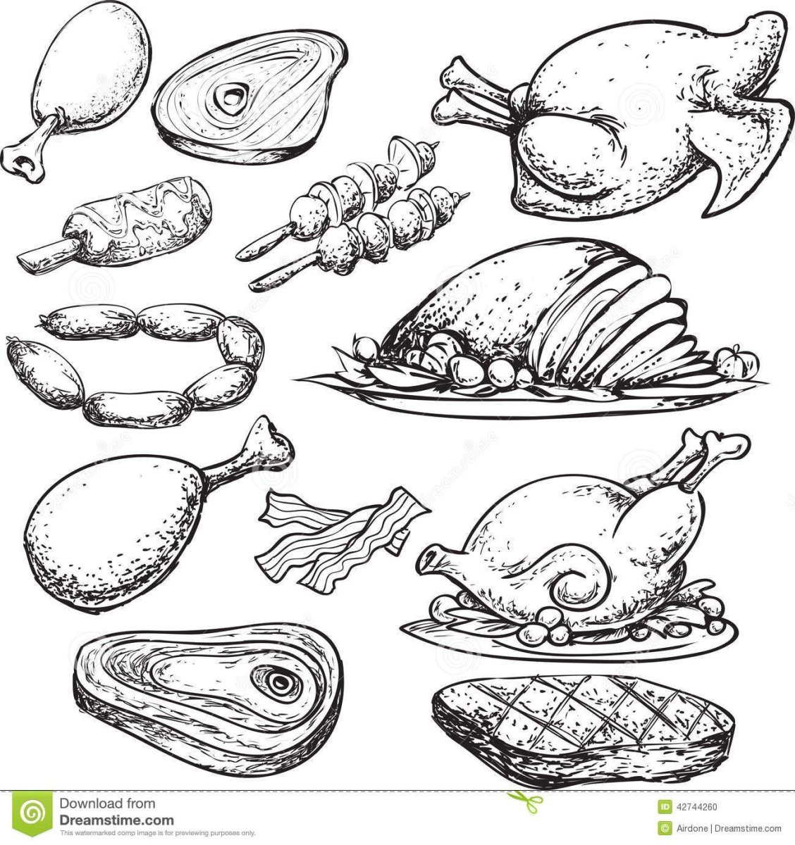 Раскраска рыбные продукты для детей