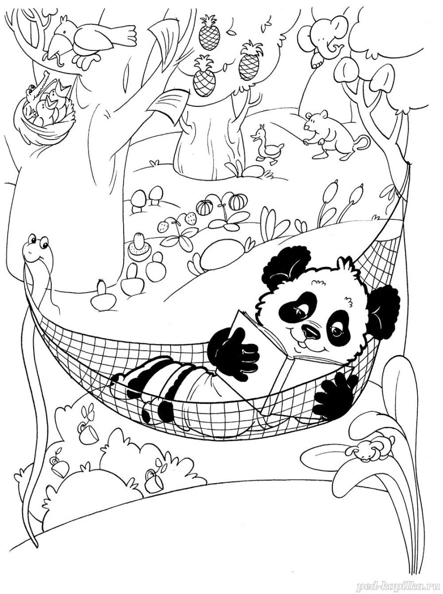 Небылицы раскраска