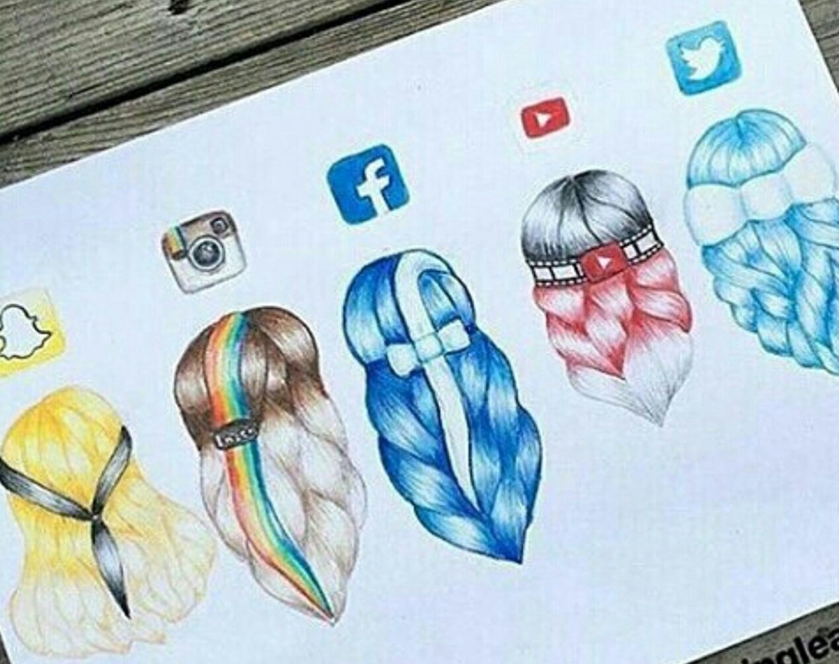 Фиолетовые рисунки с красками из инстаграмма