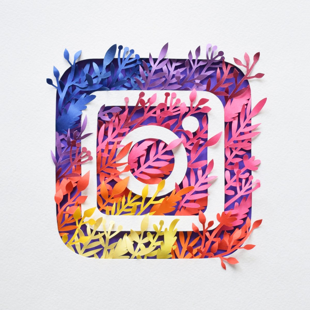 Необычный логотип Инстаграмм