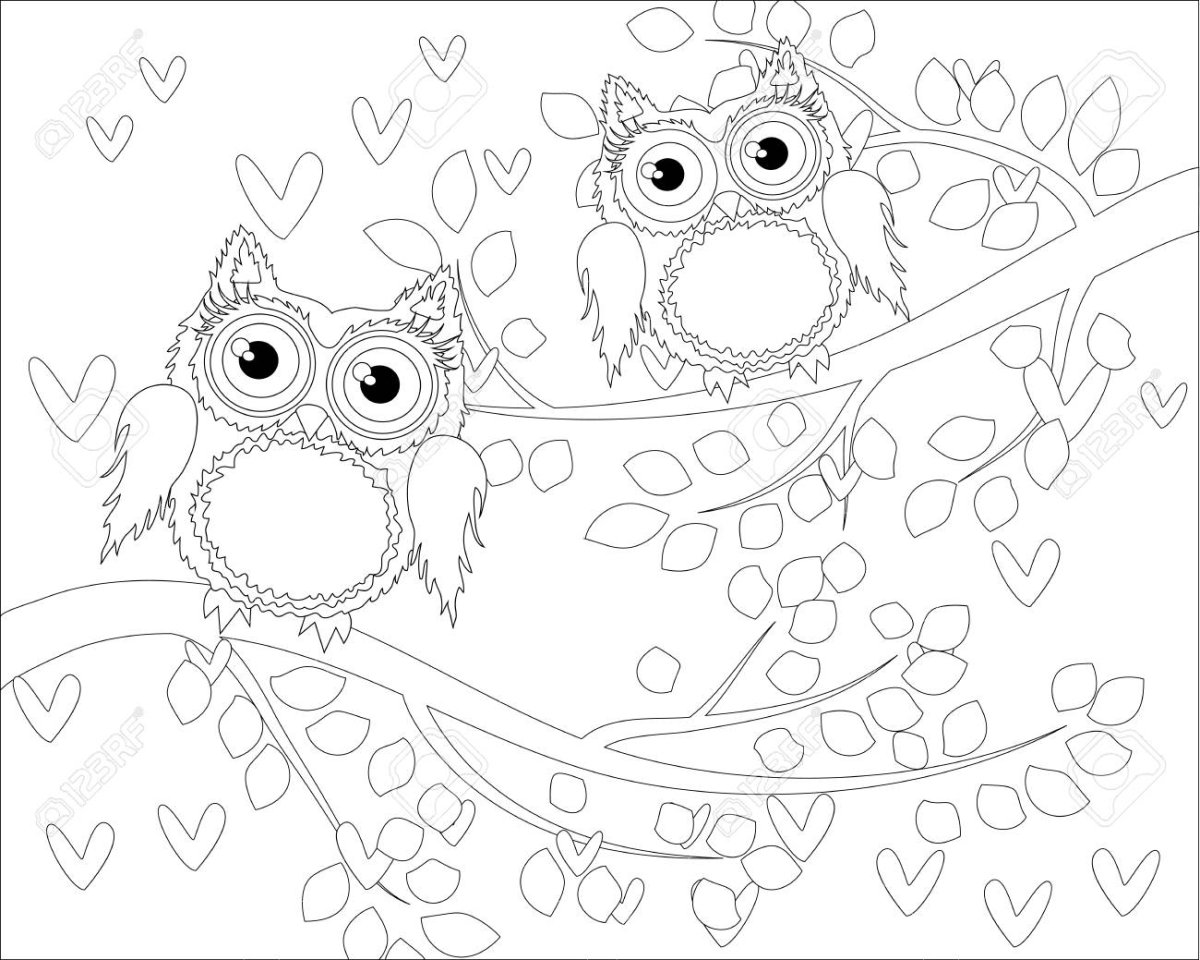 Разукрашки для девочек животные милые