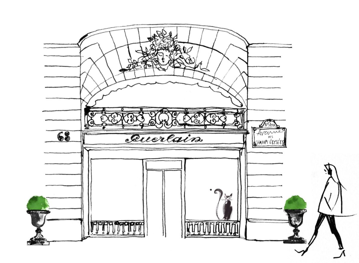 Витрина магазина рисунок