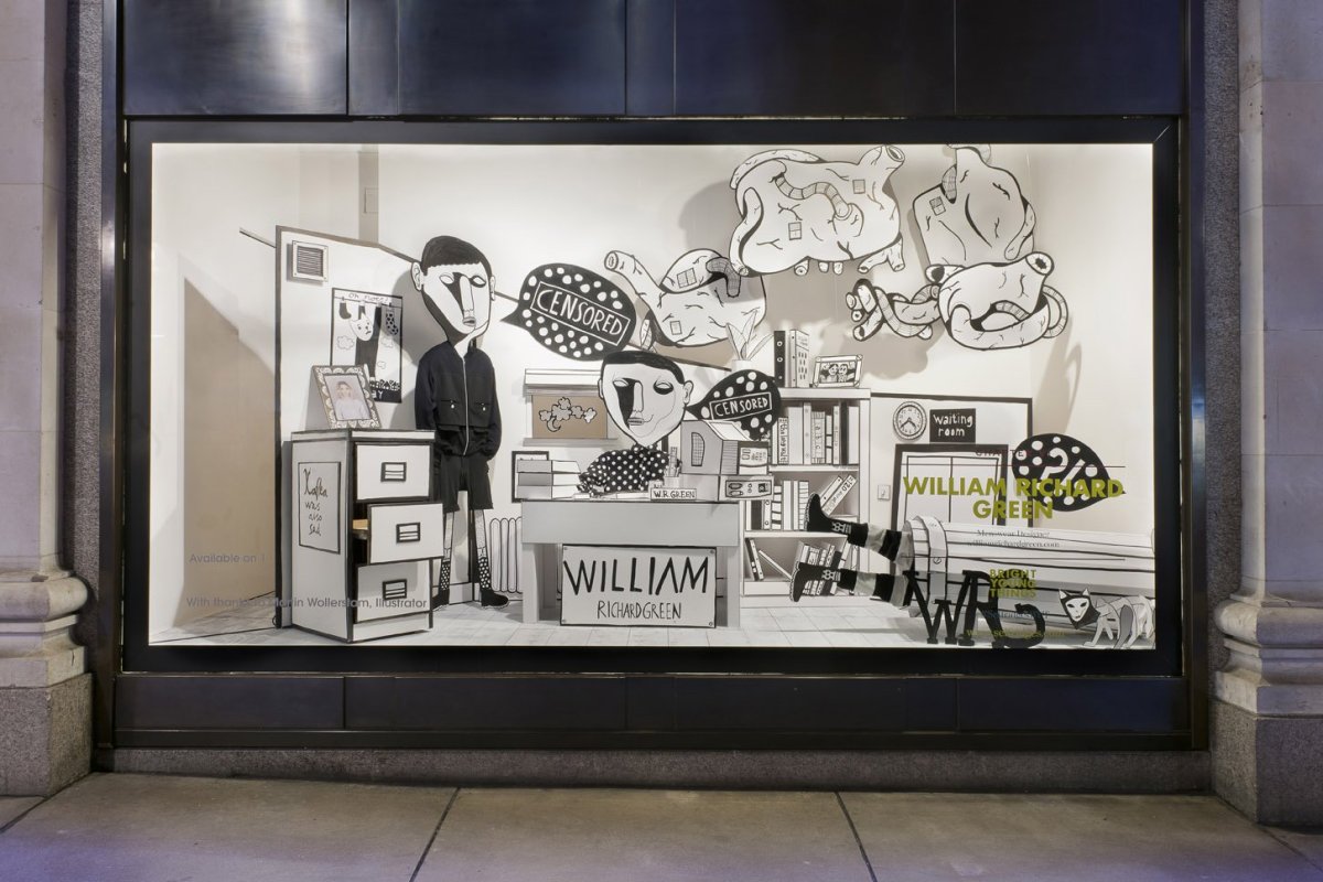 Витрины магазинов в стиле