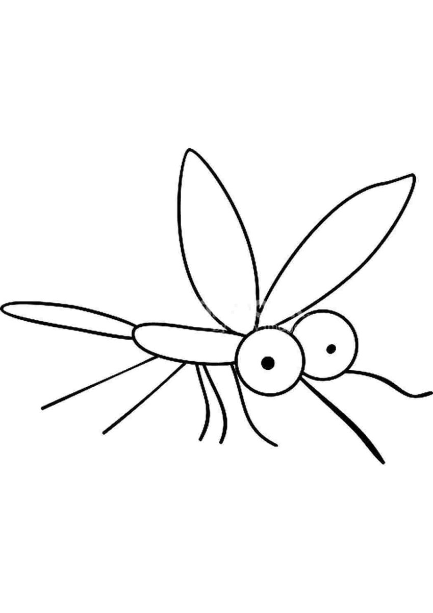 Комар шаблон