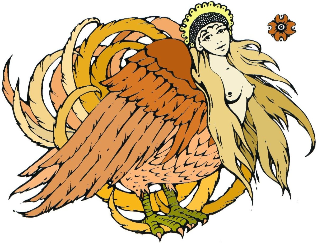 Птица Гамаюн Билибин