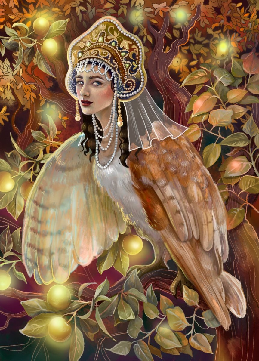 Сирин и алконост керамика