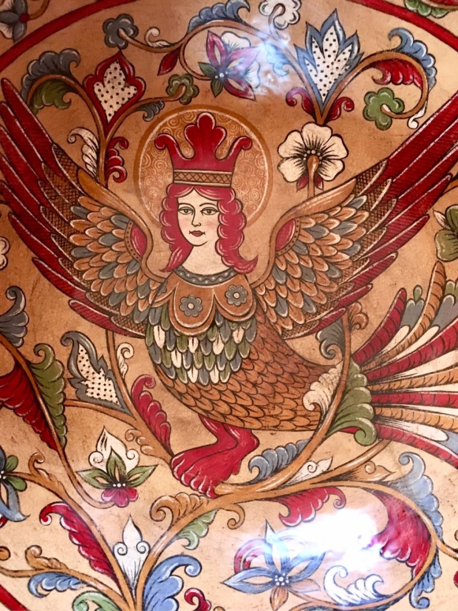 Птица Гамаюн скульптура