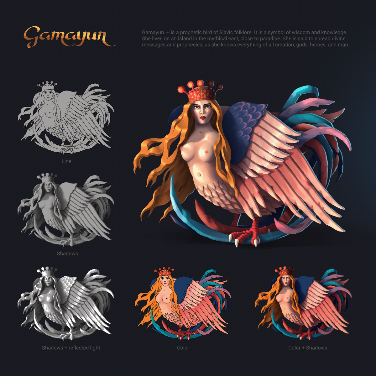 Славянская мифология Сирин и алконост