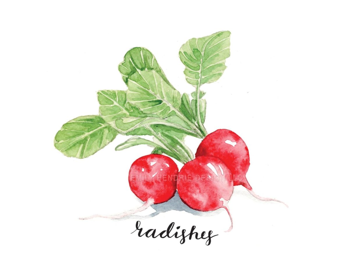 Редиска маска для детей